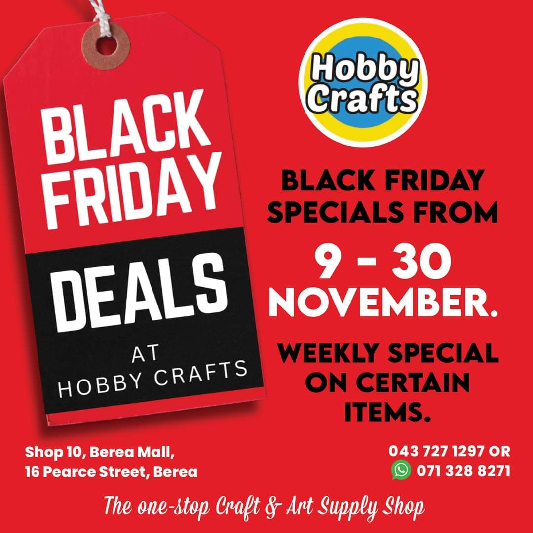 "Exciting Black Friday Deals on Hobby Crafts – Unleash Your Creativity with Unbeatable Discounts on Art Supplies, DIY Kits, and Crafting Essentials!